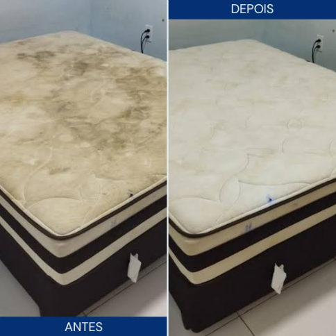 Colchão — antes e depois